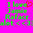 Green text on bright pink background reads 'I love Jamie Rafacz alot <<33alot <<33' with red heart symbol replacing 'love' in left