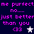 Pixelated text and symbols on dark blue background with pink, white, and gray elements.