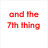 Four- with red, blue, pink text and a pixelated photo of a woman with curly brown hair and yellow clothing