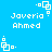 Pixelated blue background with white text and geometric shapes arranged in a pattern