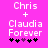 Pixelated text on bright pink background with five star-like symbols below, showing two animation frames where the fourth symbol changes from black to purple.