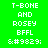 Two static display identical pixel art text and symbols on contrasting backgrounds