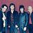 Animated contact sheet of Rolling Stones band members with text overlays in a 3x2 grid layout showing frame-by-frame animation changes.