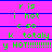 Static image with bright pink background and green text arranged in three separated by blue horizontal lines