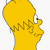 Yellow cartoon character head in profile view with visible text on the neck area, rendered in pixelated style against white background.