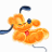 A pixelated animated buddy icon featuring a cartoon dog character on the left and green text reading 'Original Icons .com' on the right against a dark background.