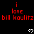 Red text and white hearts on black background with gray corner overlay, repeating in pattern
