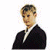 A 512x256 contact sheet showing two animated frames of a pixelated icon: left frame features a person in dark clothing with light hair against white background, right frame shows green text "Original Icons .com" on dark green background.