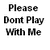 A static buddy icon featuring a white heart with red blood droplets on a black background, accompanied by text reading "Please Dont Play With Me" and "My Paper Heart Will Bleed" above the icon.