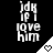 Pixelated white text on black background with three of characters and a heart symbol in the corner