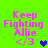 Green background with pink text reading "Keep Fighting Allie </3" and a heart symbol that changes color across frames.