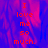 Red text 'I love me so much.' on a blue and pink gradient background with pixelated texture.