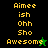 Pixelated text and star symbols on green and black backgrounds with yellow lettering.