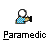 Pixelated character with white head and blue checkered shirt holding black object, multiple poses including single figure and pairs interacting against gray background.
