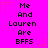 Pixelated text on a bright pink background with scattered star shapes, arranged in three vertical