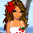 Pixel art contact sheet showing two beach-themed animated frames with a woman in white top and shorts, red flower hair accessory, cherry props, and "Beach Baby" text on palm fronds.