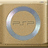 A circular icon with a light brown background and blue-gray ring, featuring the text "PSP" in the center.