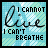 identical square icons with light blue striped backgrounds, each displaying handwritten text in black script