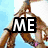 six pixelated images with bold text overlays: 'ME', 'AND', 'MY', 'PEACE', 'FRIENDS', 'JONAS', 'GOT', 'PEACE' on varied backgrounds