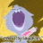 A pixelated animated icon shows a purple oval shape with white and pink accents against a yellow-brown background, displaying subtle motion changes across frames.
