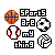 Pixelated buddy icon featuring sports-themed graphics and stylized text reading 'Sports Are My Thing' in a retro 8-bit style with multiple sport balls displayed around the text.