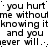 A static image of repeated text in a pixelated font with a gray rectangle on the right edge.