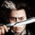 A four- shows a person holding a sword horizontally across their face, with text appearing sequentially in each
