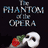 Two side-by-side display 'The Phantom of the Opera' text above white masks with red and green accents, one featuring a red heart symbol