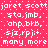 Pixelated text repeats across a bright pink background in multiple and , forming a dense wordwall of identical phrases with slight variations