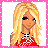 Pixel art contact sheet showing a blonde cartoon character in red dress with text panels reading "Dear Santa, I can explain" on pink backgrounds.