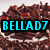 A four- shows chocolate, a strawberry, and a person with text overlays reading BELLAD7, LOVES, and CHOCOLATI