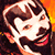 A 2x2 contact sheet of a pixelated animated icon featuring Shaggy 2 Dope with fiery background and text elements across three frames.