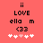 Pixelated text and symbols on a coral background with two sets of white hearts, one set showing a pink heart in the third position.