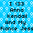 Blue background with white circular patterns and black text reading "I <33 Anna Kendall And My Fiance JessFiance Jess" in two identical vertical