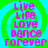 Four identical display a green spiral on cyan background with pink text reading Live Live Love Dance forever in stacked arrangement