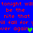 Blue background with red text repeating 'tonight will tonight will be the nite that ill fall for you over again' and green holly symbols.
