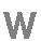 A grayscale animated sequence showing a stylized 'W' transforming through multiple pixelated states with varying vertical line elements beneath it.