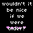 Pixelated text on black background with pink heart accents, two identical side-by-side phrases reading 'wouldn't it be nice if we were older?' in white block letters.