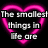 Four pink neon heart outlines on black background with white text inside each heart, forming a continuous phrase across all four hearts.