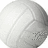 Static image of a white volleyball on left, black background with pixelated text reading "haven volleyball" and "yeahh we own oohohhoht ice ace ac".