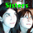 Green text 'Sisters Dreaming' spans the top over four identical anime-style faces with brown hair and light blue clothing against a dark background.