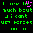 Green pixelated text on black background with a pink heart symbol replacing 'to' in the phrase "i care to".