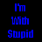 Animated contact sheet of a 48x48 pixel buddy icon showing sequential text animation across 5 columns and 8 rows, with blue text on black background fading to gray transparency.