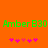 Green pixelated text 'Amber830' repeated on orange background with pink star-like symbols below.