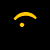 Yellow and white curved lines with small dots form a repeating pattern on black background, transitioning through multiple color variations.