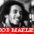 A static collage of six distinct pixelated sections featuring text overlays and a black-and-white portrait, with no visible animation.