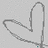 A static image with a gray heart outline on light gray background and pink text reading "Shut up and kiss me x3" in pixelated font.