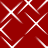 Red background with white geometric lines forming interconnected diamond shapes in a repeating pattern.