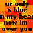 A static image with orange and yellow pixelated background displaying repeated black text lines.