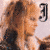 A four- of pixelated character portraits with text elements, featuring curly brown hair, a green background, and partial text reading "DECO HALFOY"